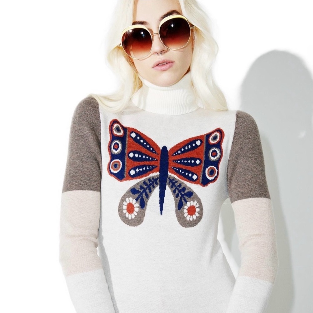 Sugarhigh Lovestoned Mariposa Turtleneck